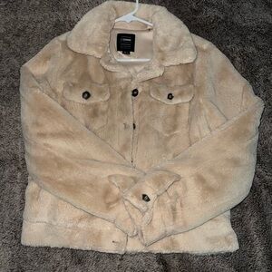 Gibson Cream Teddy Jacket Plush Cozy Design